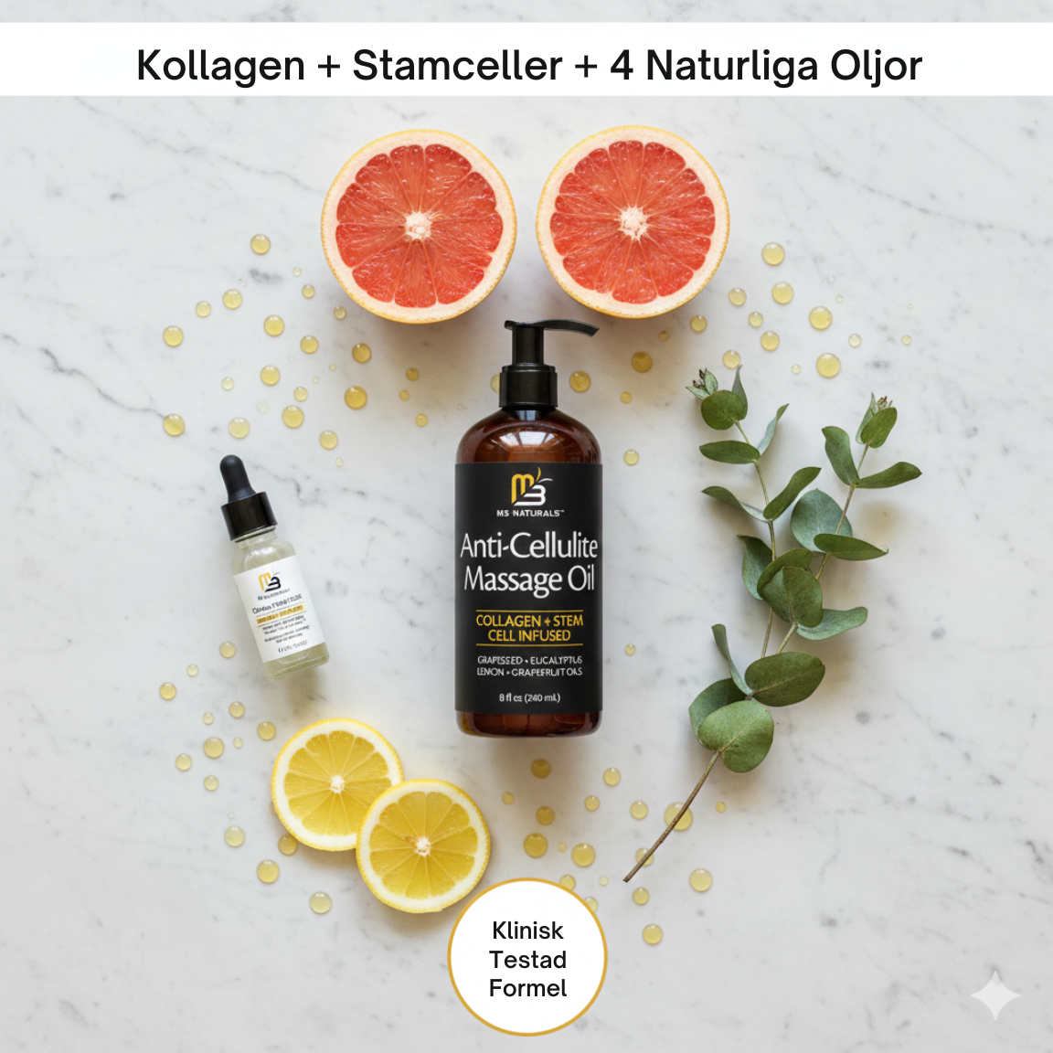 Silk Anti-Cellulite Oil with Collagen for Smoother, Firmer Skin